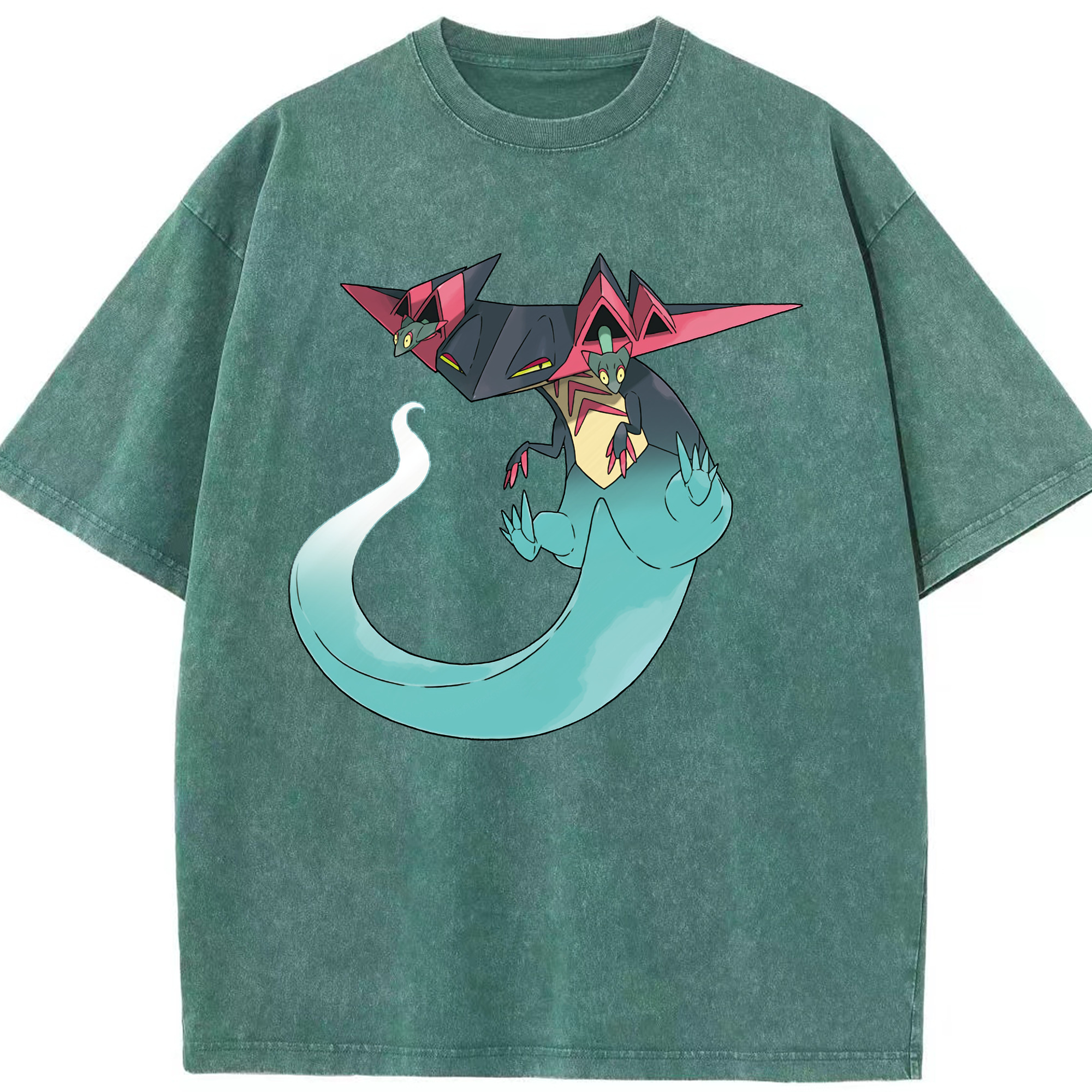 （画像用） ポケットモンスター Pokémon 綿100% ヴィンテージ風 半袖Tシャツ（フロントプリント）